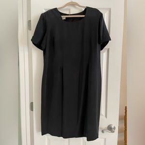Black Silk dress fully lined by Talbots